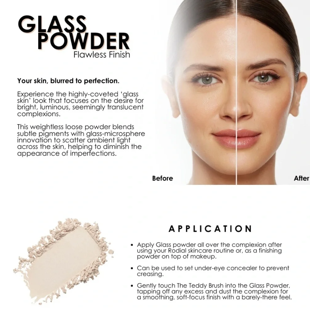 Rodial Glass Powder Loose Blurring Powder